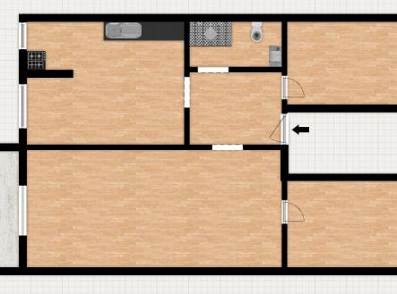 Pronájem kanceláře, 76 m²