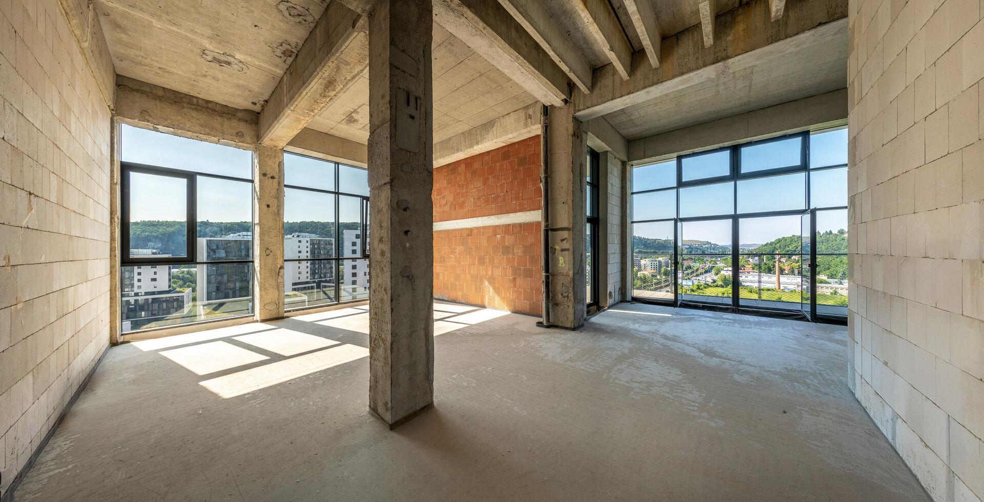 Loft Vanguard, 9. podlaží, 3+kk o celkové ploše 137 m2, Praha 4, Modřany