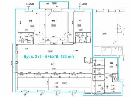 Pronájem bytu, atypický, 183 m²