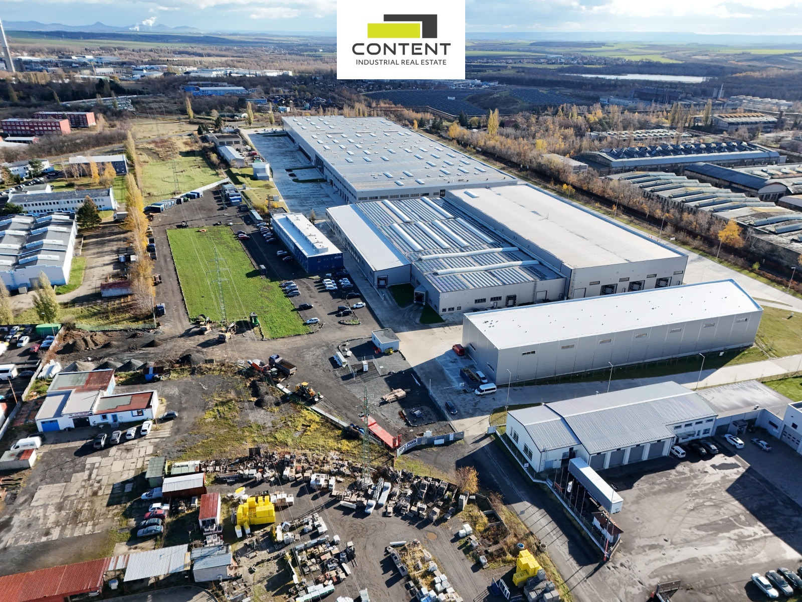 Prodej pronajatého komerčního areálu 37.510 m², Chomutov