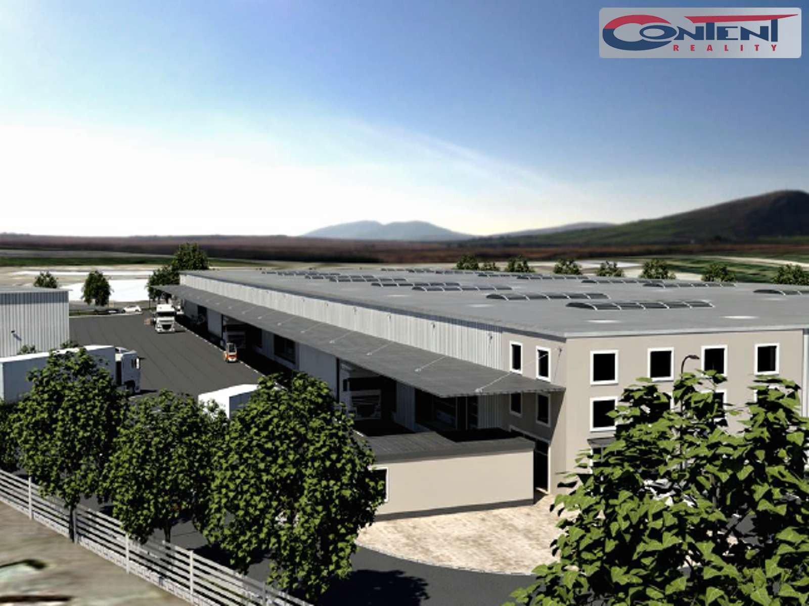 Pronájem novostavby skladu, výrobních prostor 3.000 m², Bílina