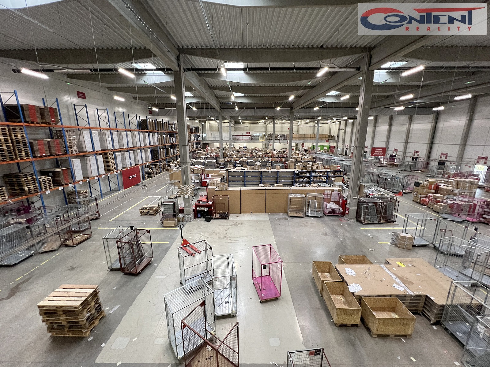 Pronájem skladových ploch 4752 m² Nehvizdy