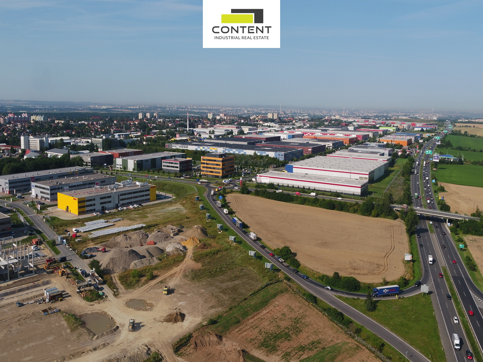 Pronájem skladu, výroby, stavba na klíč 2.460 m², Praha 9 - Horní Počernice, D10