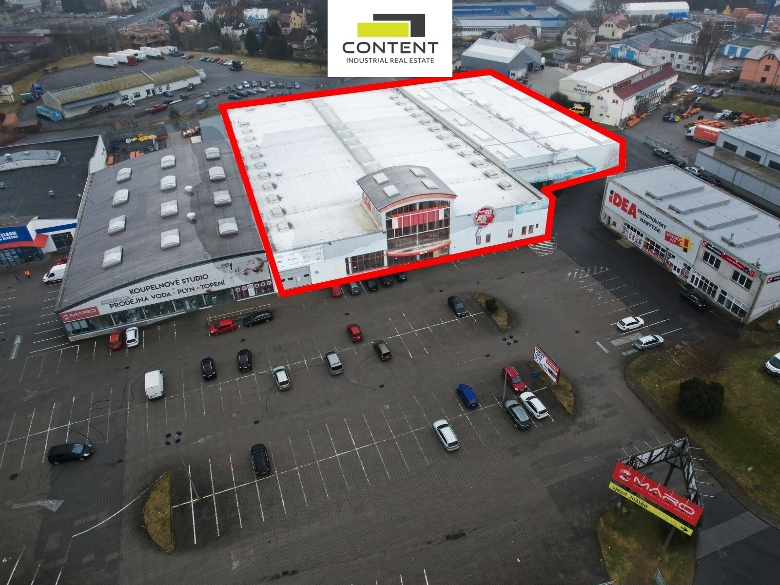 Pronájem skladových prostor 6.170 m², Liberec