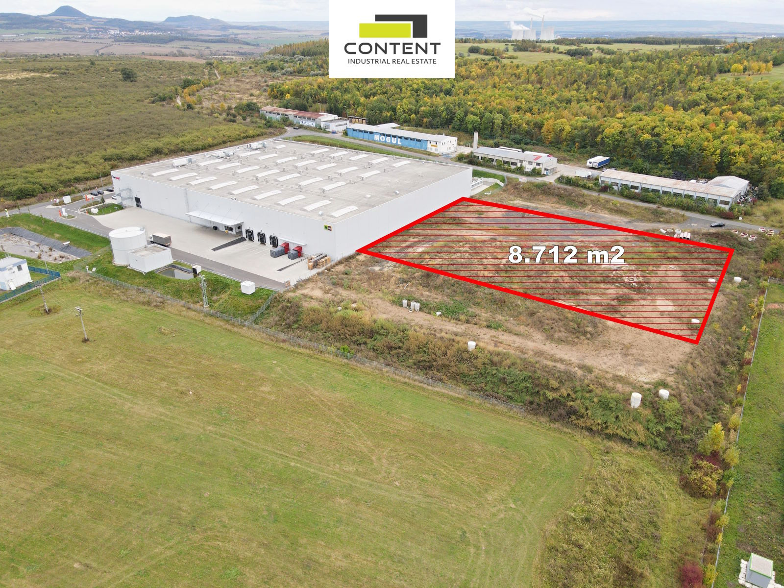 Pronájem novostavby skladu, výrobních prostor 4.356 m², Most, E442