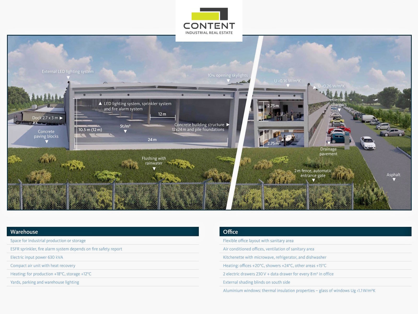 Pronájem skladu, výrobních prostor 10.580 m², Ústí nad Labem