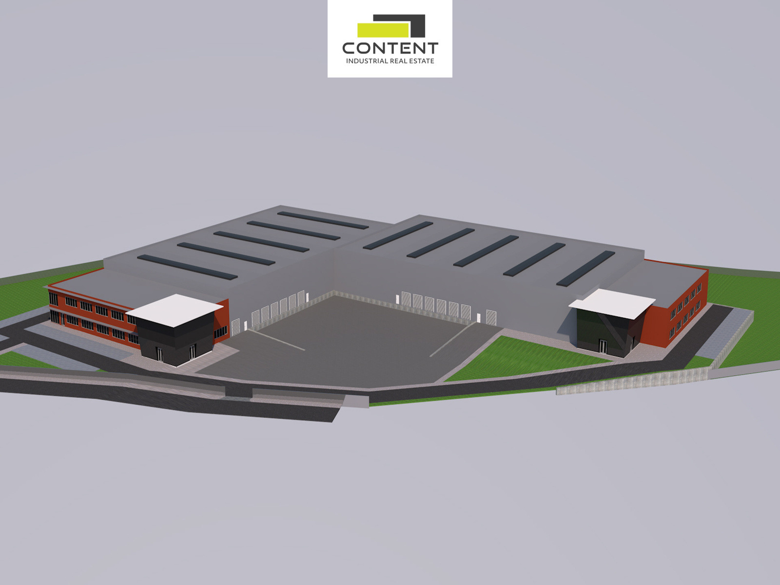 Pronájem novostavby skladu, výrobních prostor 10.000 m², Zápy, Praha-východ