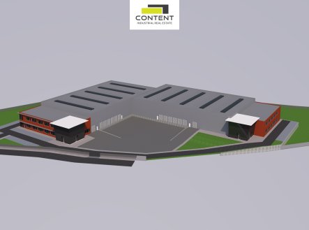 Pronájem novostavby skladu, výrobních prostor 10.000 m², Zápy, Praha-východ