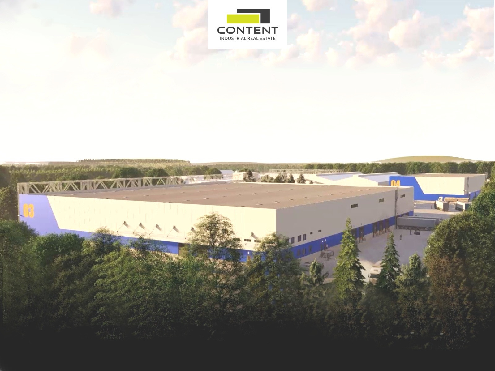 Pronájem novostavby skladu, výrobních prostor 2.700 m², Zvěřínek