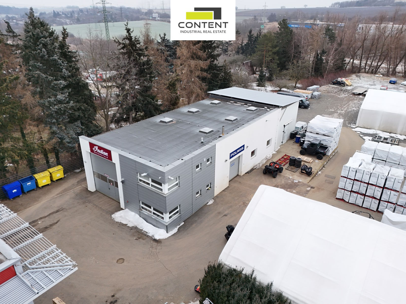 Pronájem komerčního areálu, sklad, prodejna, kanceláře 830 m², Praha 5 Řeporyje