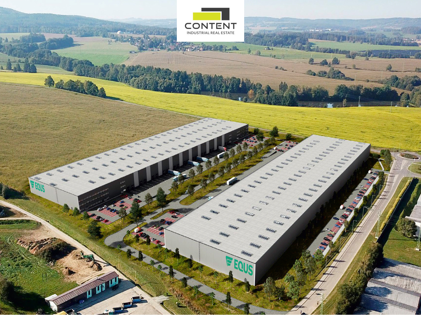 Pronájem novostavby skladu, výrobních prostor 10.000 m², Světlá nad Sázavou