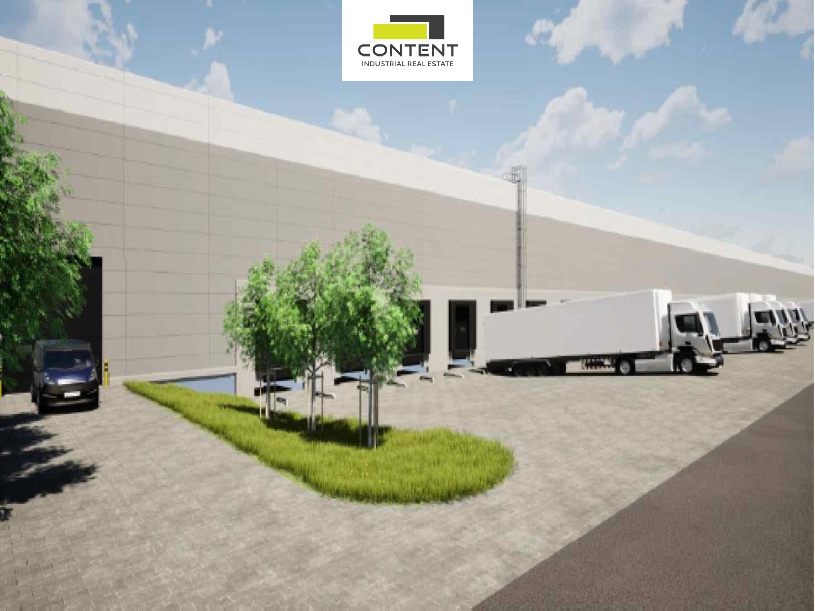 Pronájem novostavby skladu, výrobních prostor 10.000 m², Velký Osek