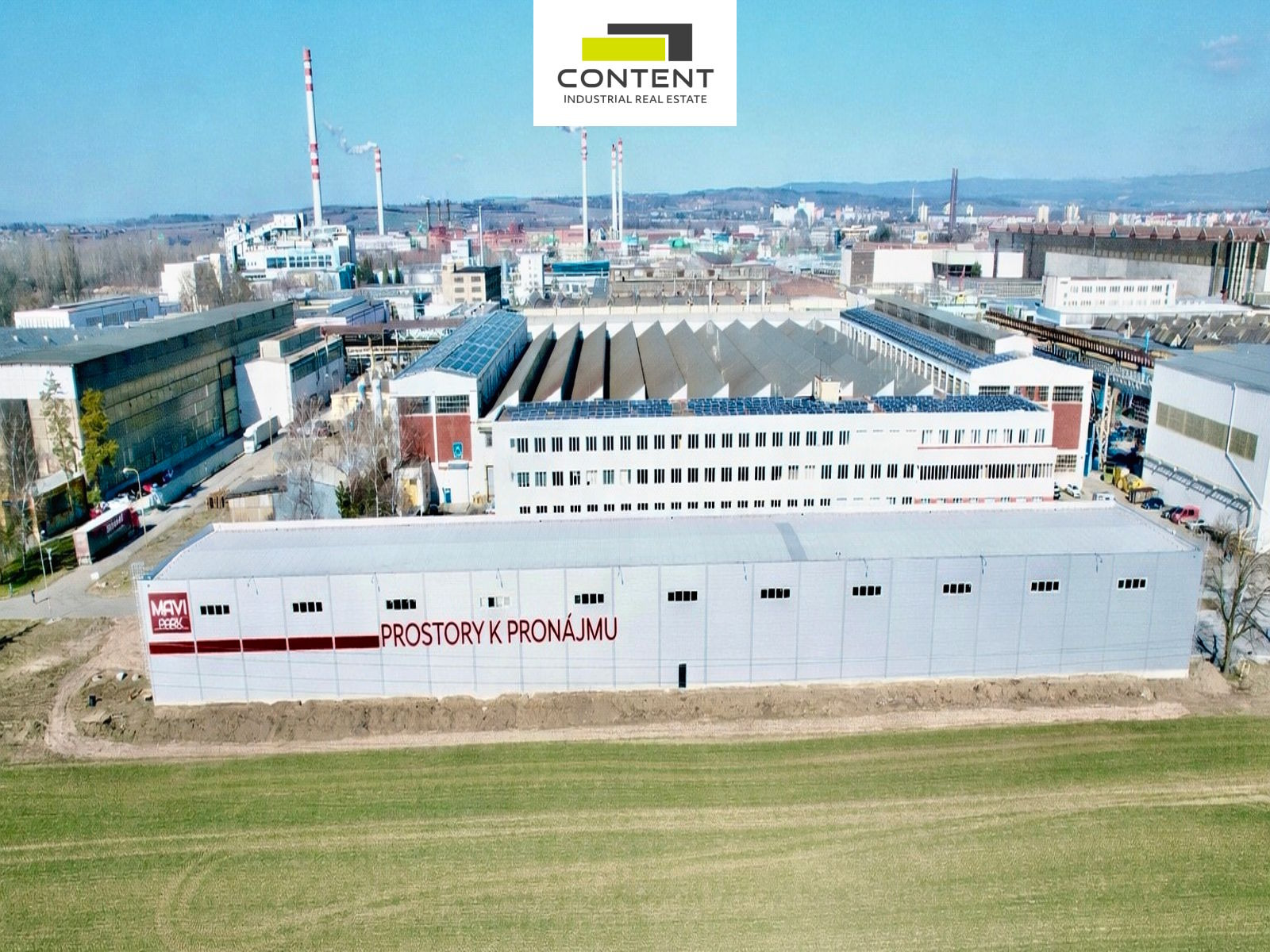 Pronájem nových výrobních prostor 2592 m², Přerov