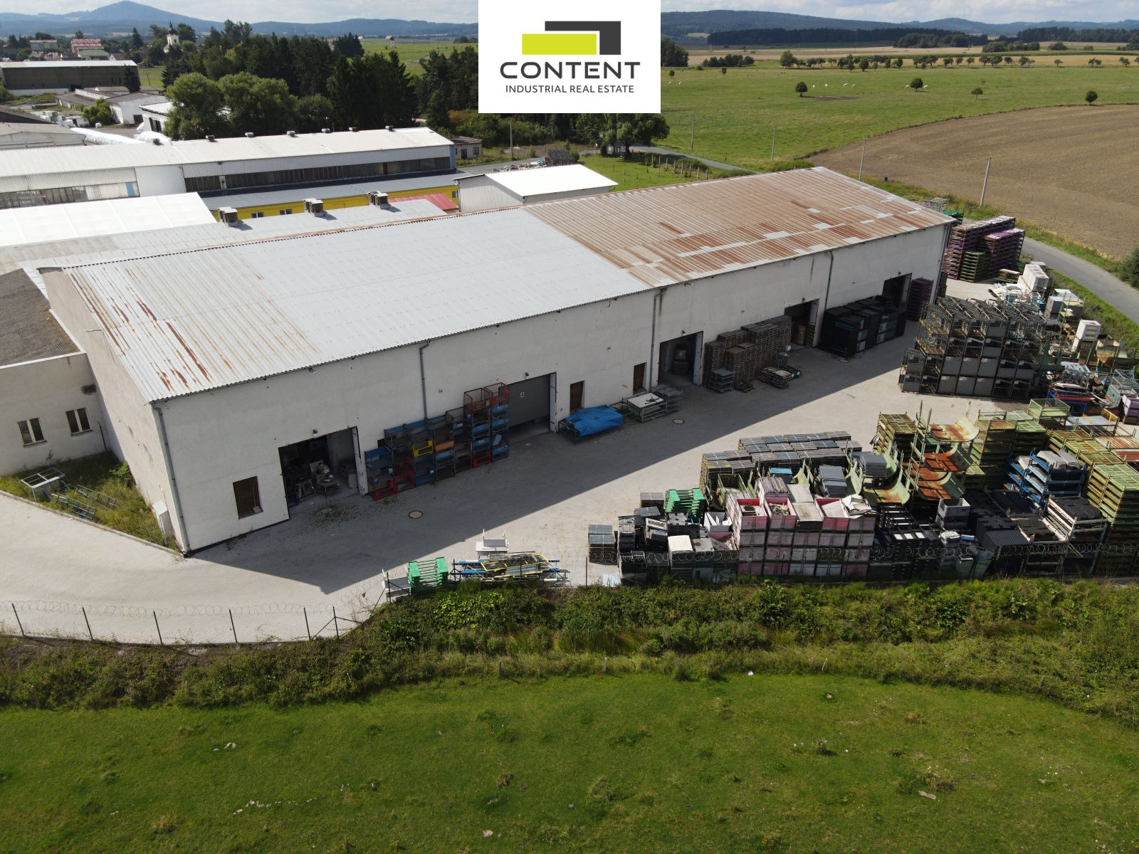 Pronájem skladu 1.582 m², Tisová - Lhotka