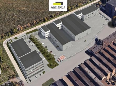 Pronájem výrobní prostor, 1 067 m²