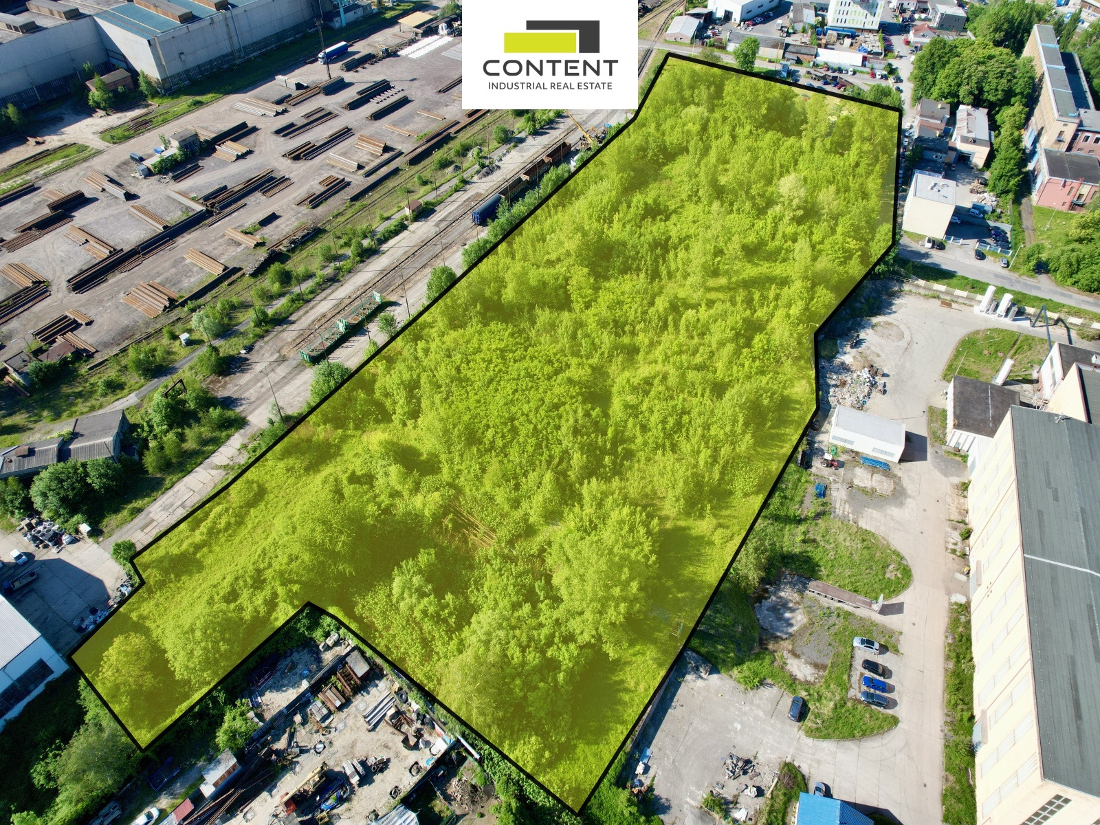 Strategický průmyslový pozemek 18 492 m² s unikátní zastavitelností 90 % – Ostrava, ul. Varšavská