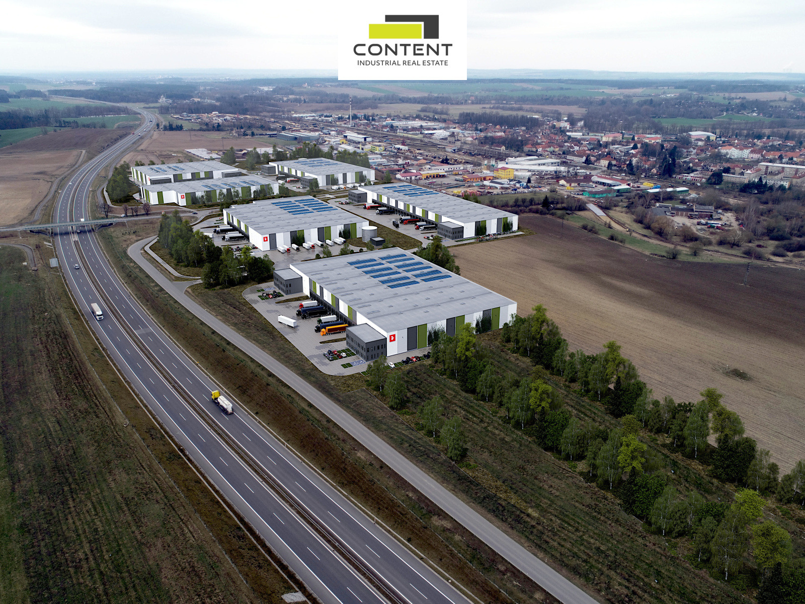 Pronájem skladu, výrobních prostor 11.500 m², Soběslav, D3