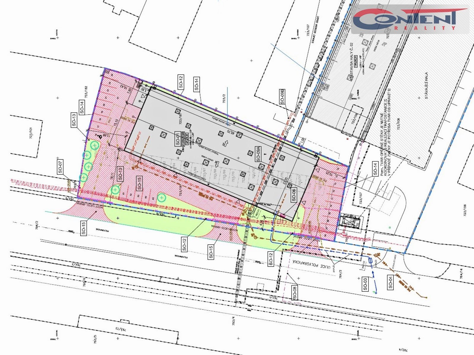 Prodej komerčního pozemku 3.081 m², Praha 10