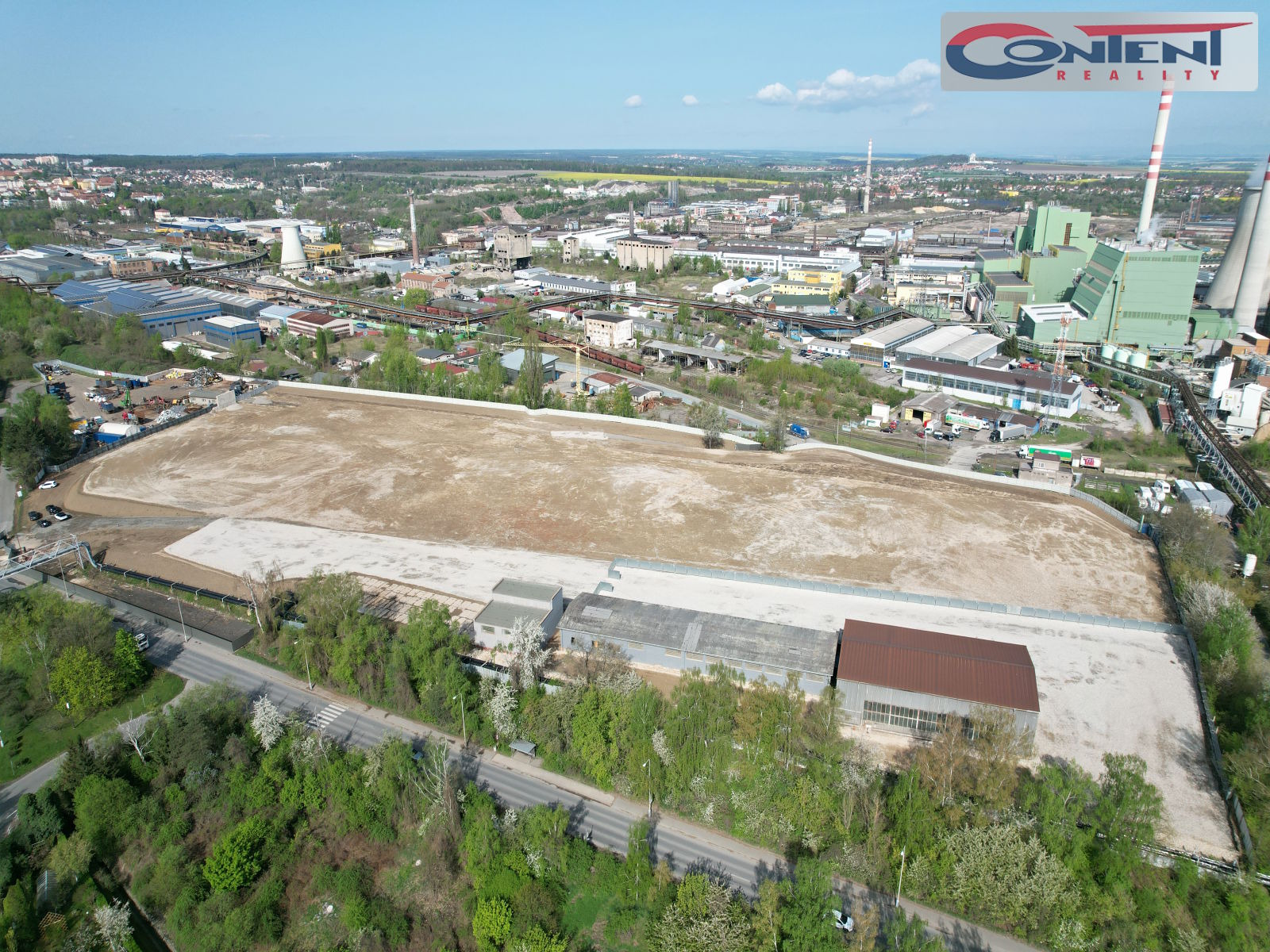 Pronájem venkovních zpevněných ploch 30.000 m², Kladno