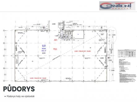 Pronájem - skladovací prostor, 1 755 m²