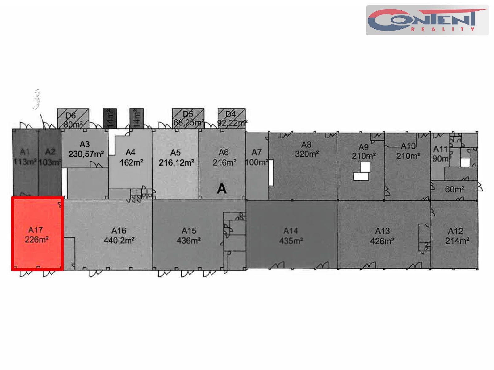 Pronájem skladu, výrobních prostor 226 m², Praha 10 - Hostivař