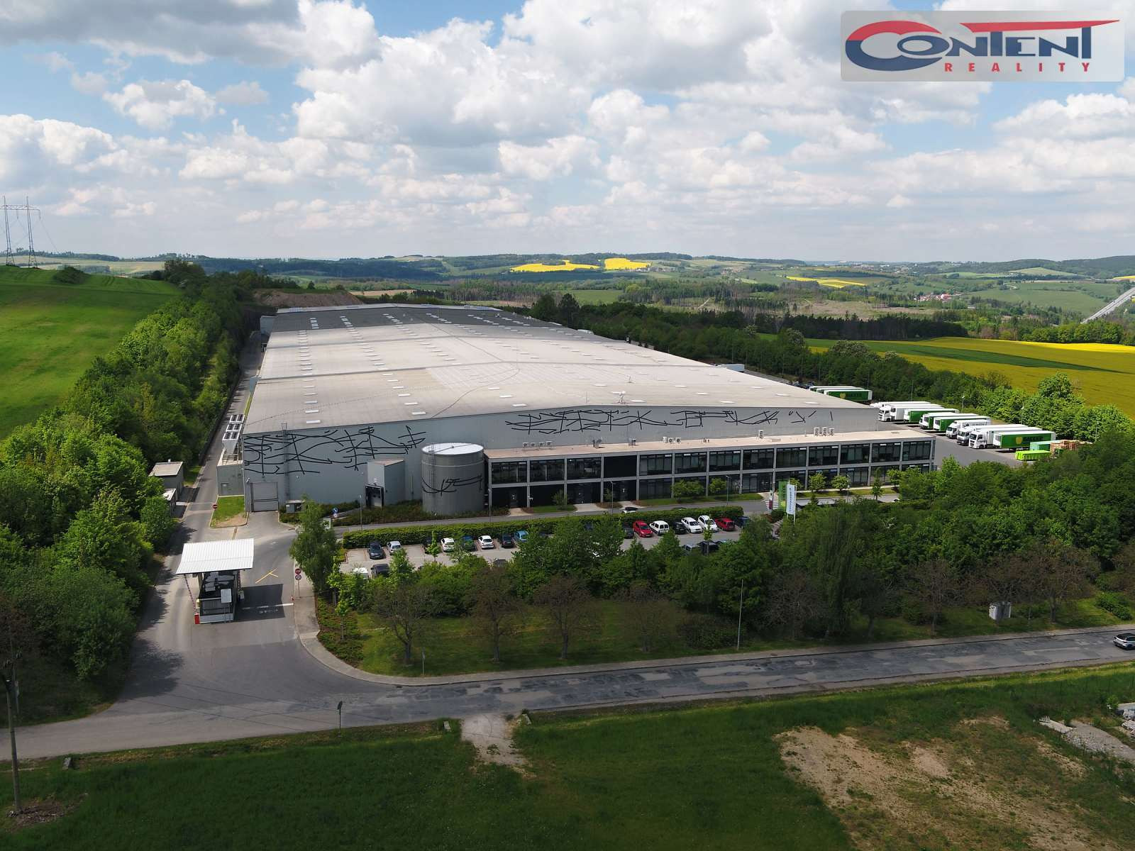 Pronájem skladu, výrobních prostor 14.000 m², Divišov - dálnice D1