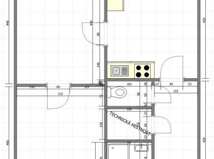 Pronájem bytu, 2+1, 55 m²