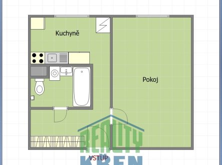 Prodej bytu, 1+1, 36 m², Praha – náhled fotky 2
