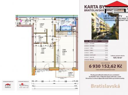 Prodej bytu, 2+kk, 55 m²