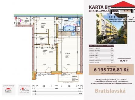 Prodej bytu, 2+kk, 55 m²