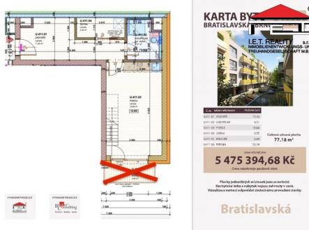 Prodej bytu, 1+kk, 38 m²