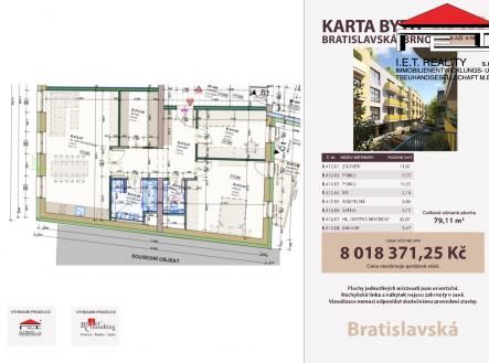 Prodej bytu, 3+kk, 76 m²