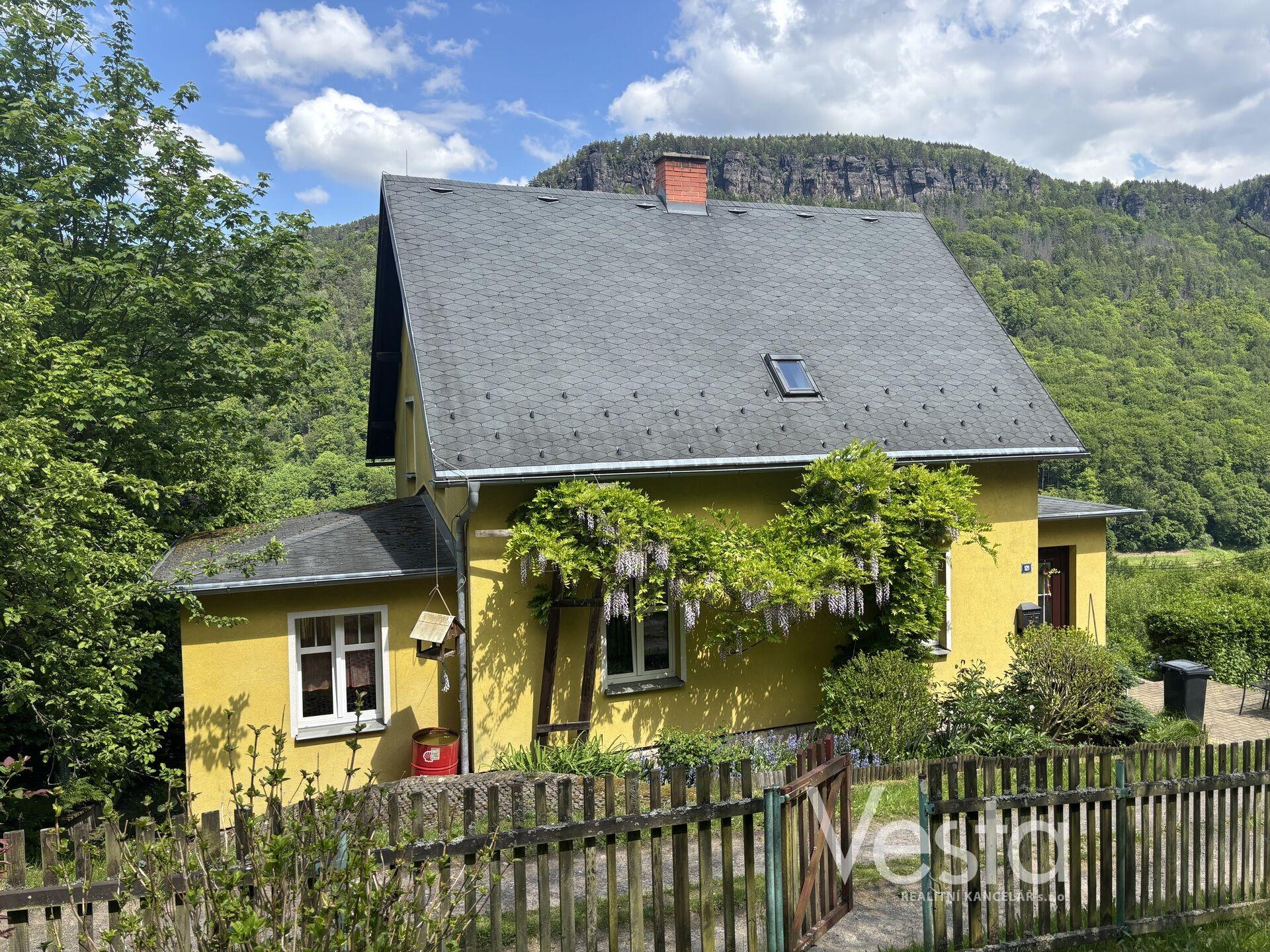 Rodinný domek se zahradou s úžasným výhledem