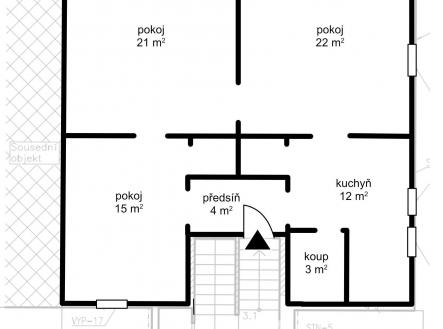Prodej bytu, 3+1, 79 m²