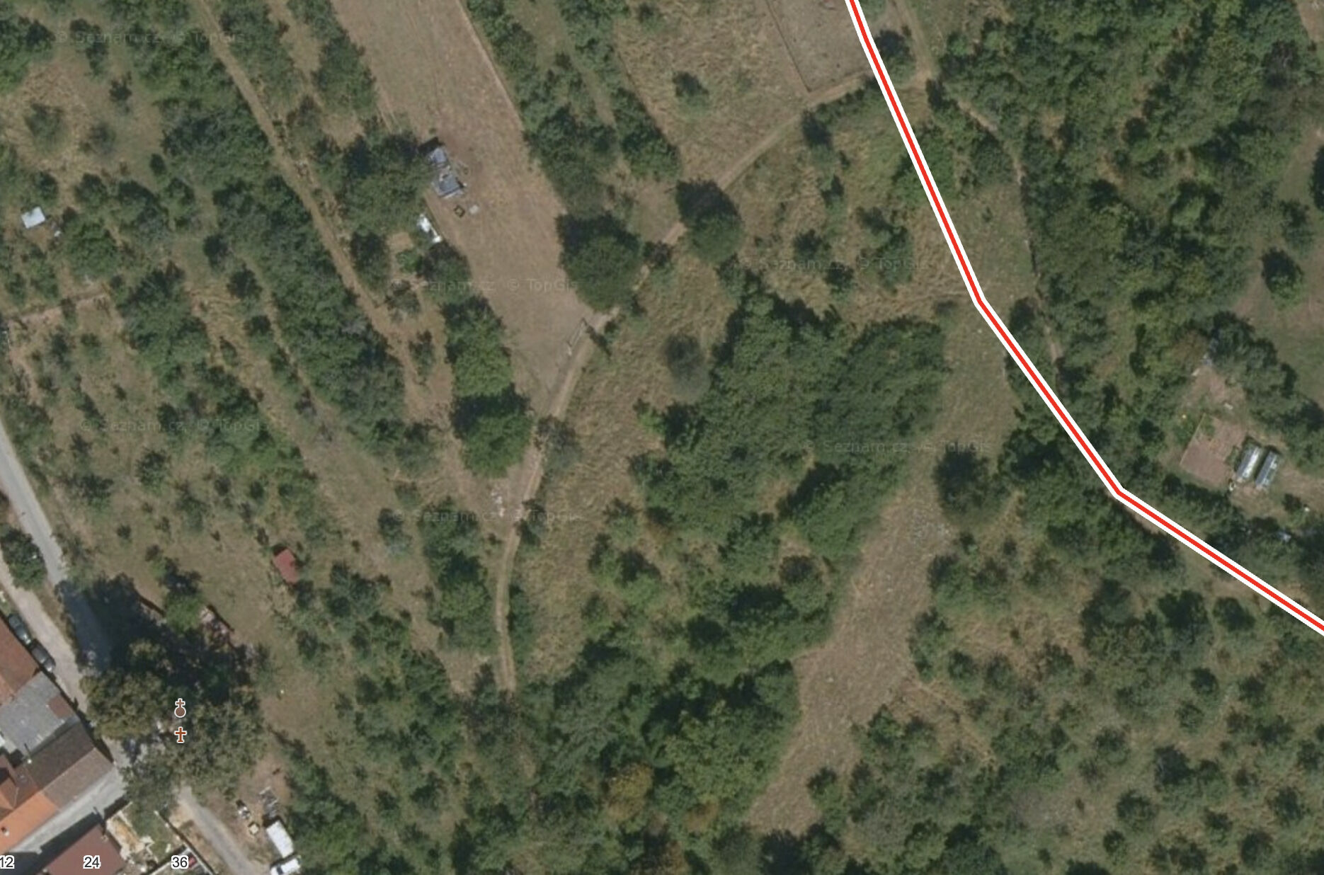 Prodej zahrady 887m²