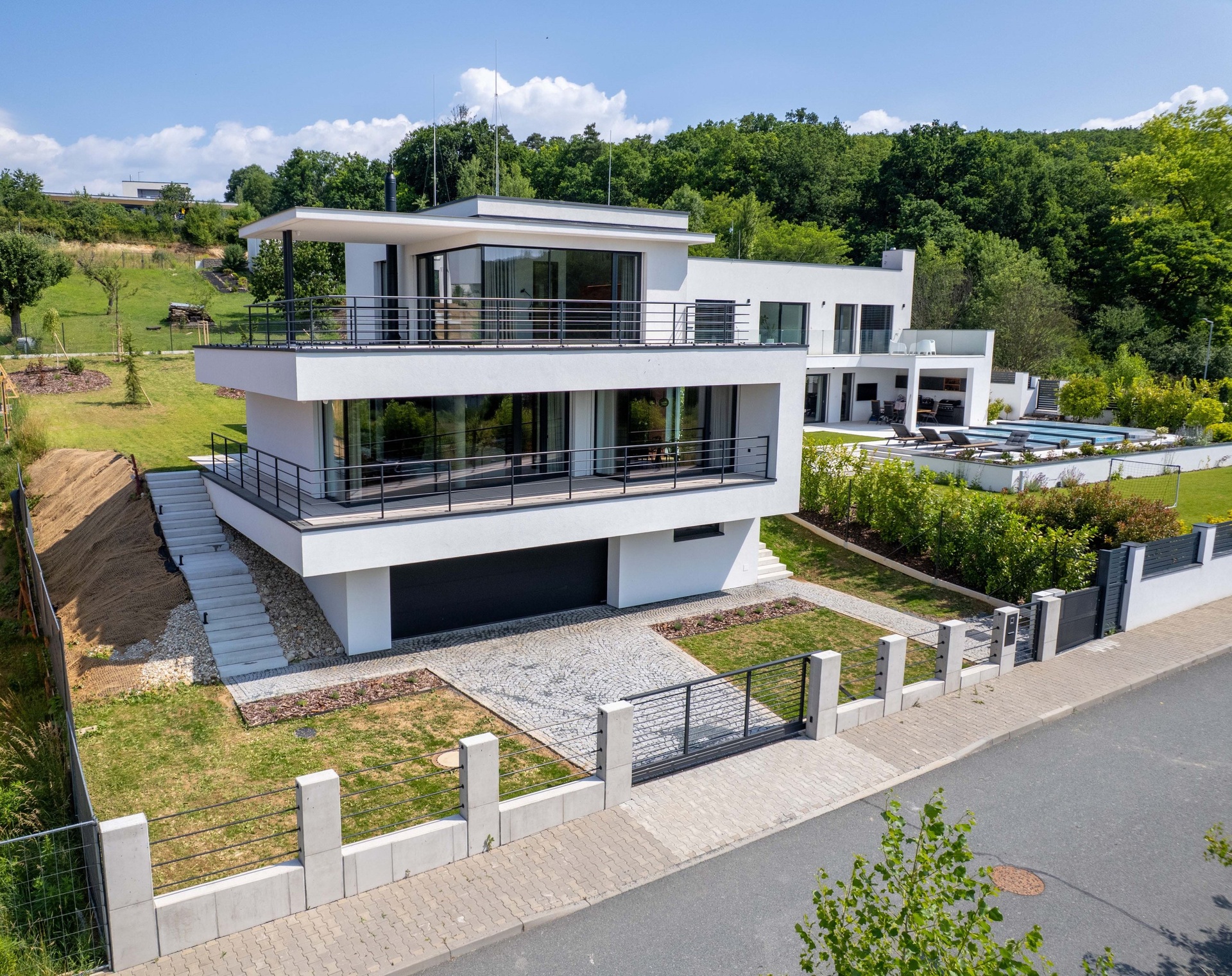 Prodej novostavby unikátní rodinné vily s nádherným výhledem, Jinačovice