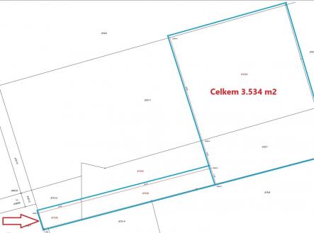 Prodej pozemku pro komerční výstavbu, 3 534 m²