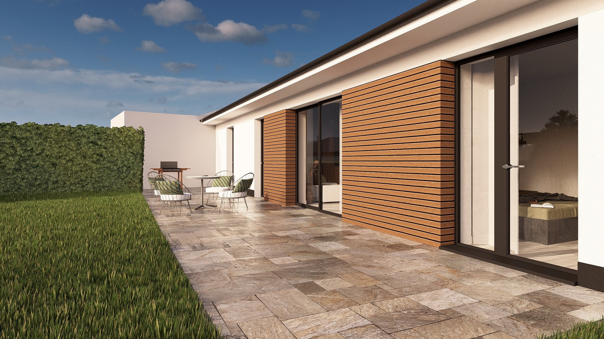 Prodej novostavby RD 5+kk s garáží a zahradou, CP 127 m2, Břežany u Znojma