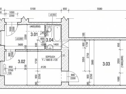 Prodej bytu, 2+1, 48 m²