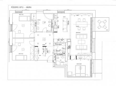 Prodej bytu, 4+kk, 145 m²