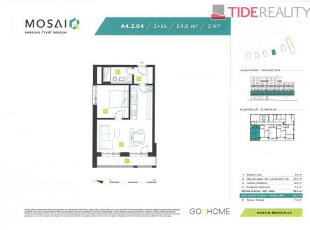 Prodej bytu, 2+kk, 55 m²