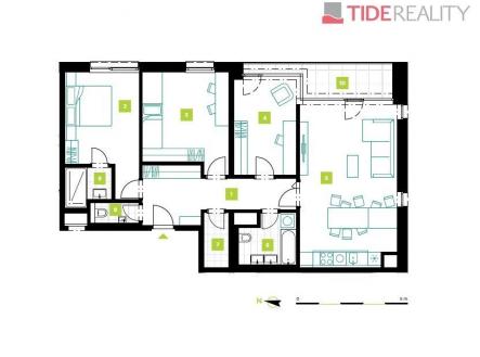 Prodej bytu, 4+kk, 121 m²