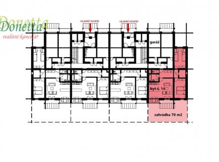 Prodej bytu, 3+kk, 72 m²