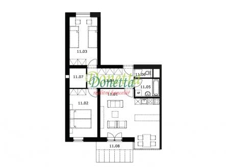 Prodej bytu, 3+kk, 72 m²