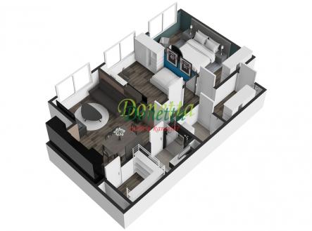 Prodej bytu, 3+kk, 82 m²