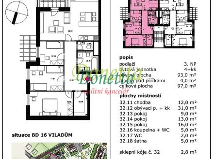 Prodej bytu, 4+kk, 115 m²