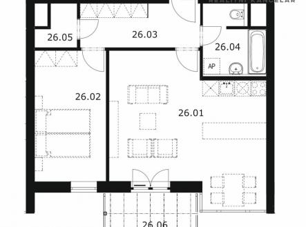 Prodej bytu, 2+kk, 69 m²