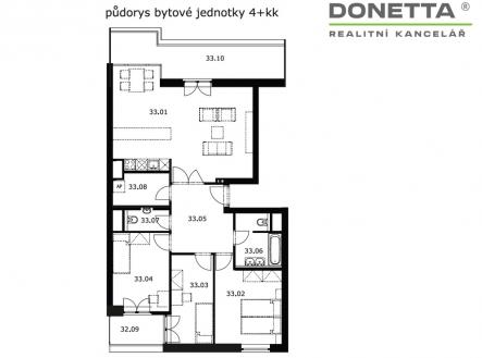 Prodej bytu, 4+kk, 119 m²