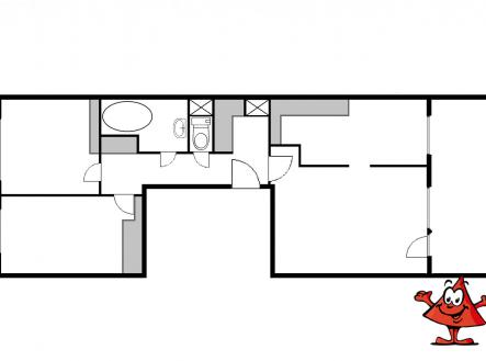 Pronájem bytu, 3+1, 71 m²