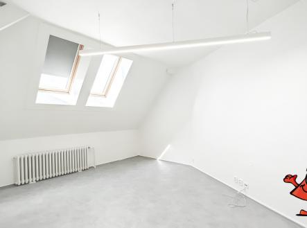 Pronájem podkrovních kanceláří Praha 1 Palackého - kancelář 1
